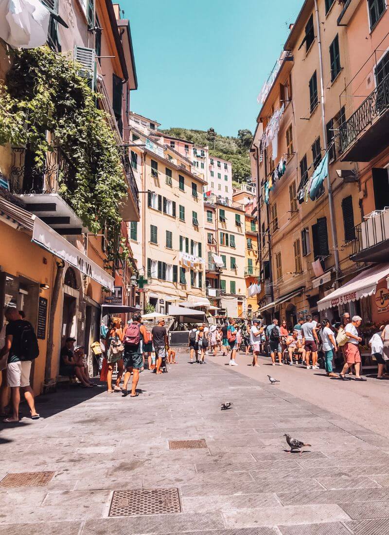cinque terre con bambini