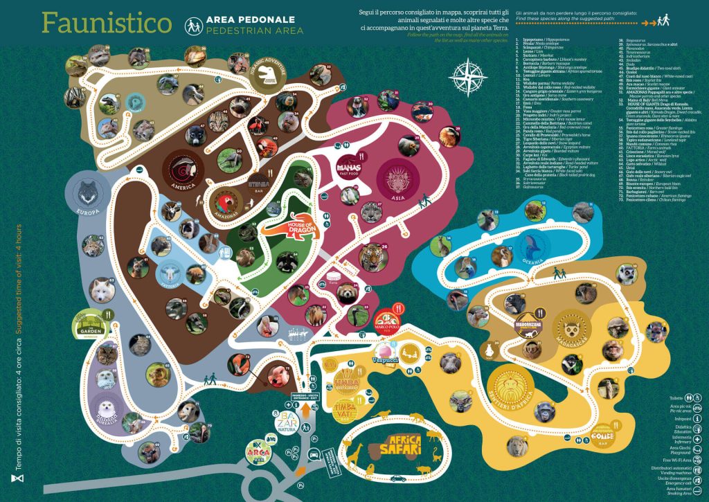 mappa parco natura viva bussolengo 2026