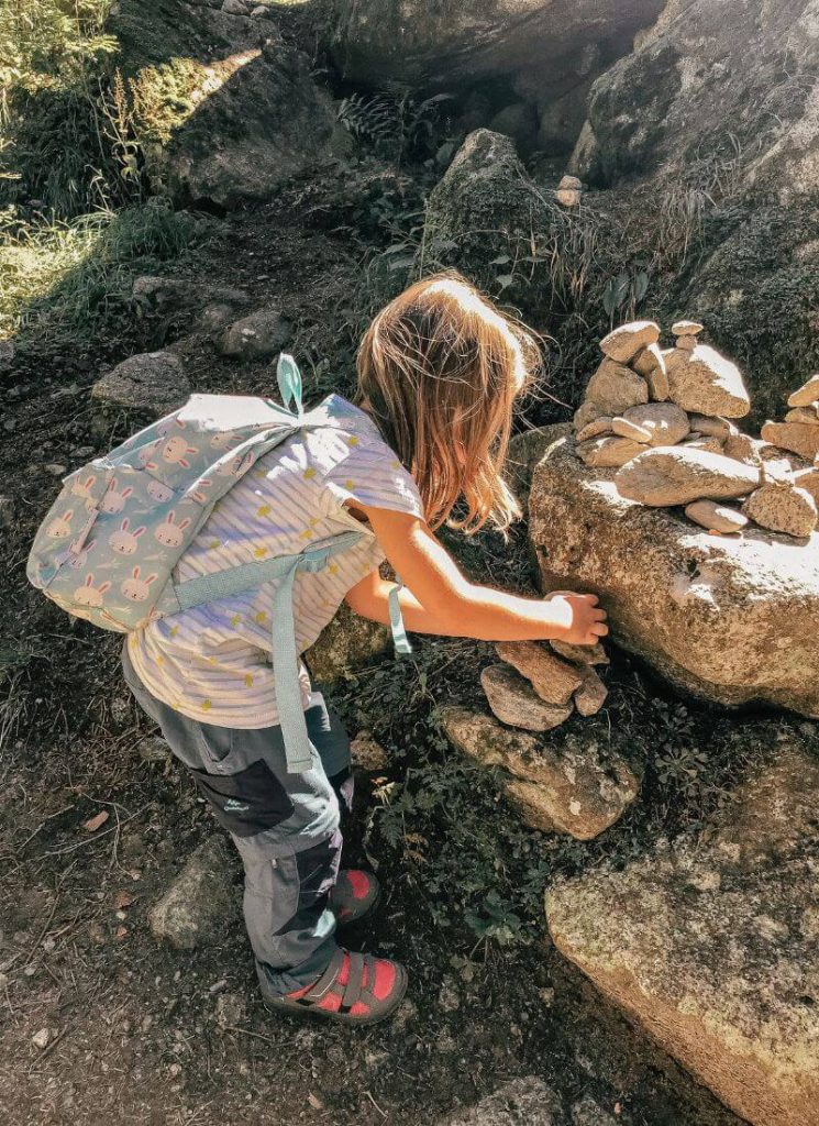 valle aurina con i bambini sentiero di san francesco