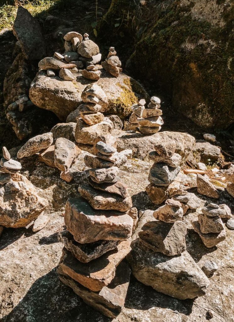 sentiero per le cascate di riva di tures
