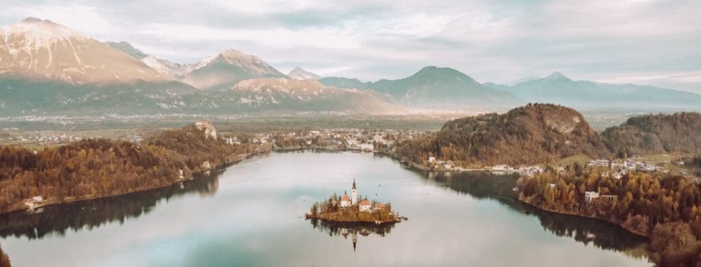 lago di Bled da Ojstrica