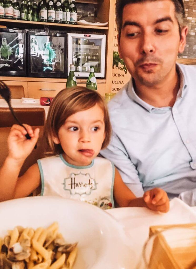 da mirco con bambini