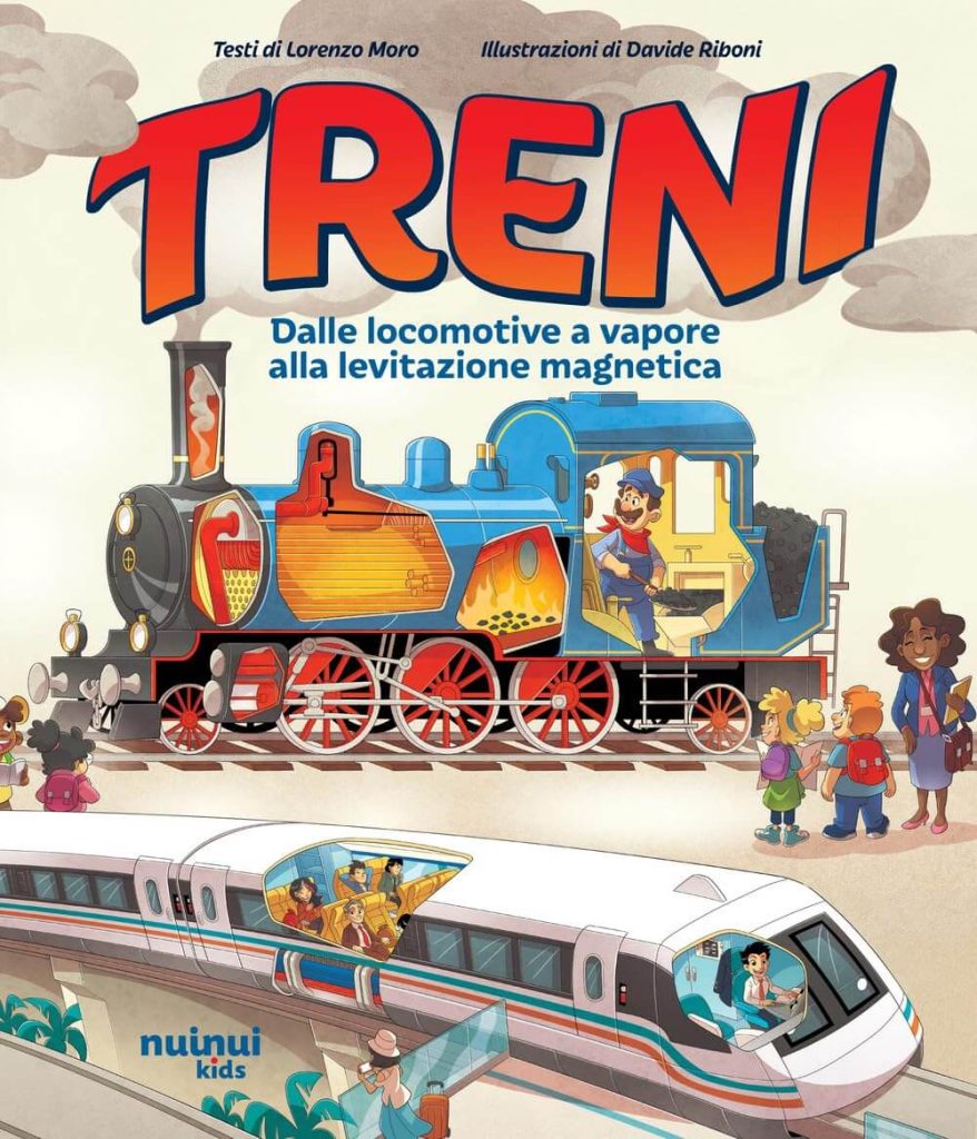 libro sull'evoluzione dei treni per bambini