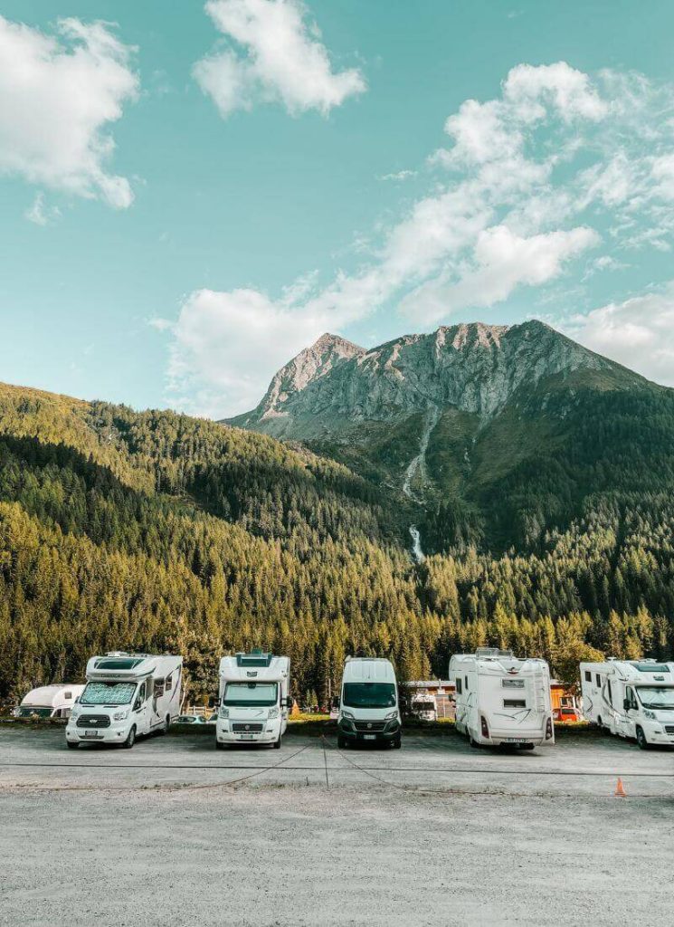 parcheggio camper casere