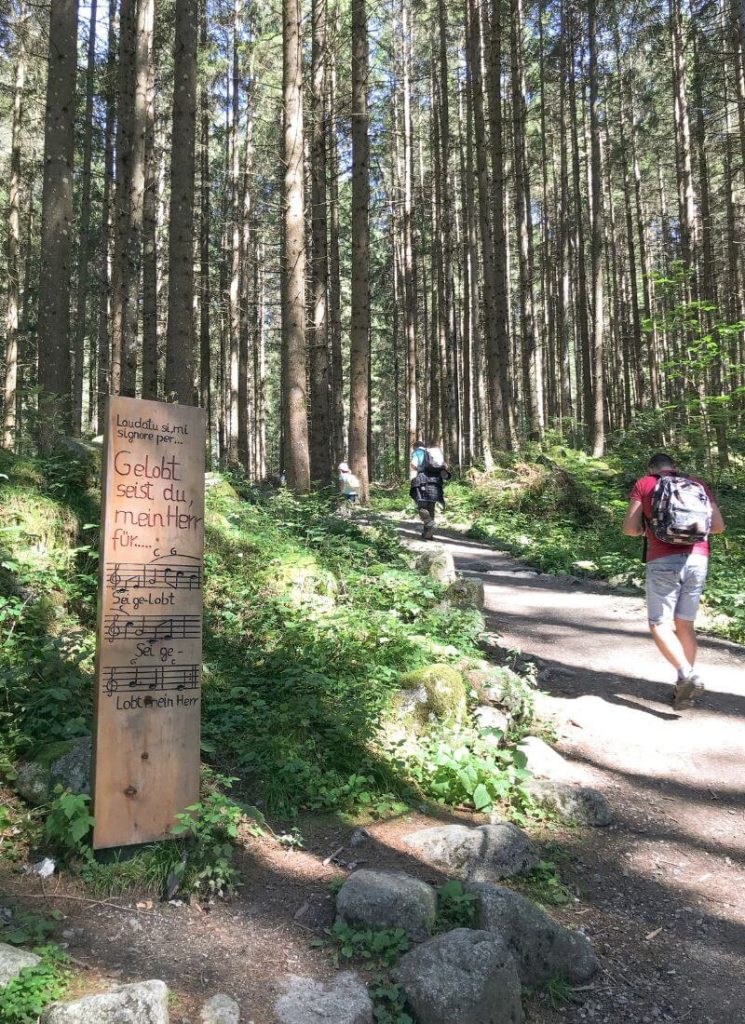 sentiero di san francesco riva di tures