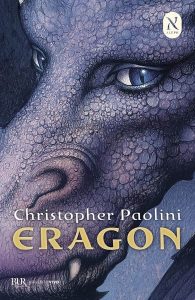 copertina del libro "eragon" di cristopher paolini - libri sui draghi per ragazzi