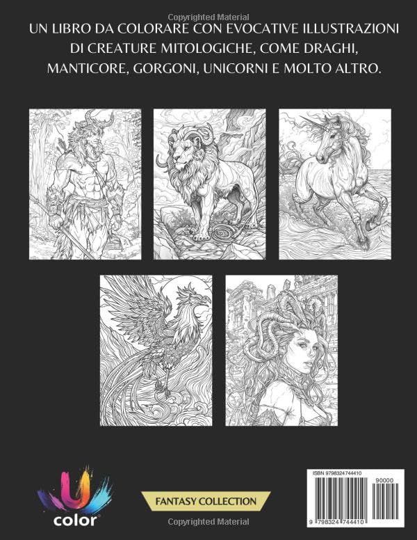 draghi libri da colorare
