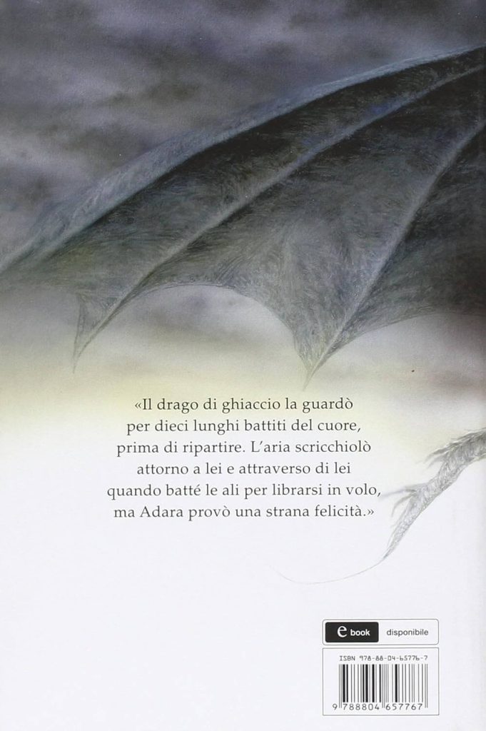 retro libro sui draghi per ragazzi "il drago di ghiaccio" di george r.r. martin