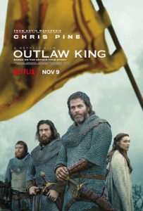 locandina film "outlaw king - il re fuorilegge" su netflix