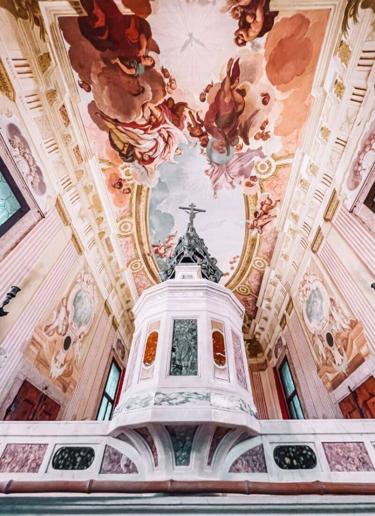 oratorio del salvatore, affreschi