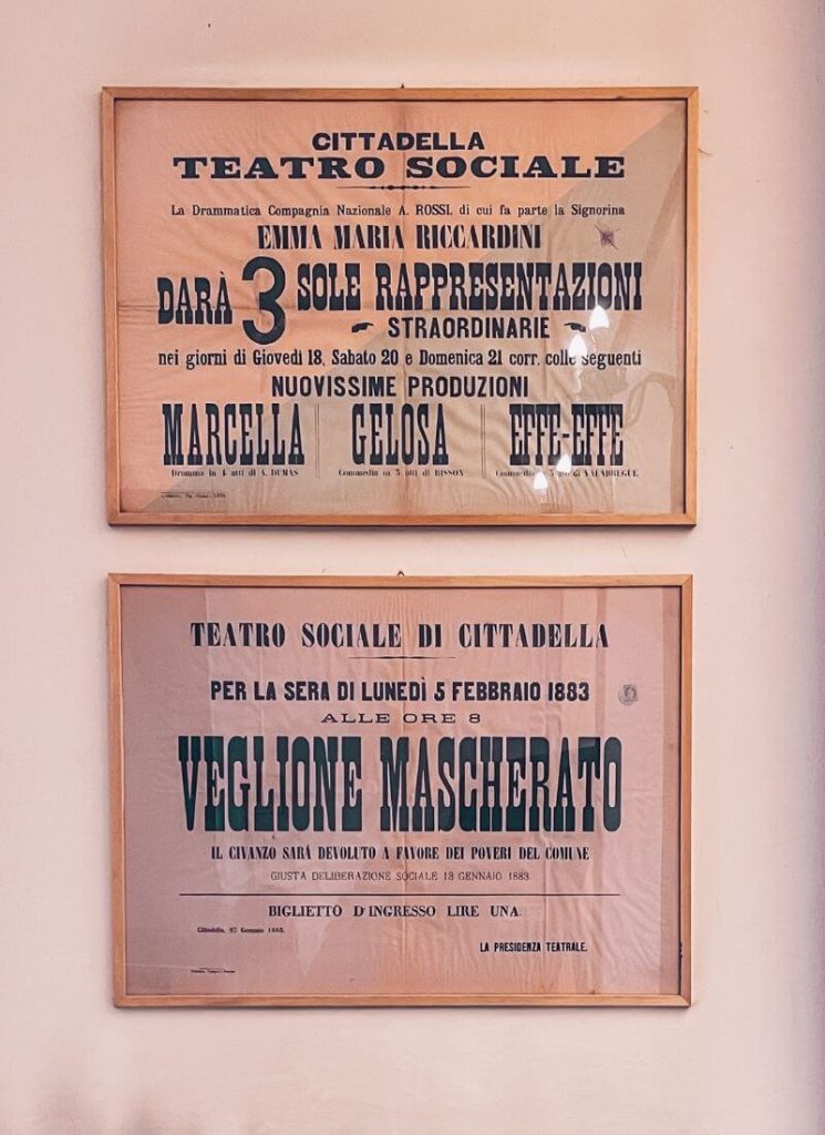 manifesti storici del teatro sociale di cittadella