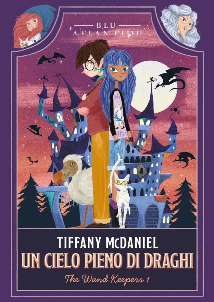 copertina del libro "un cielo pieno di draghi" - libri sui draghi per bambini e ragazzi