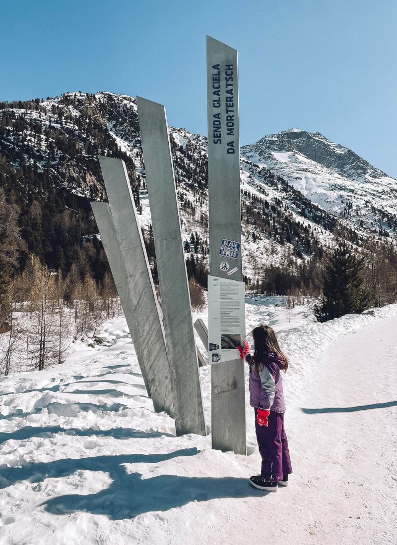 sentiero tematico ghiacciaio morteratsch