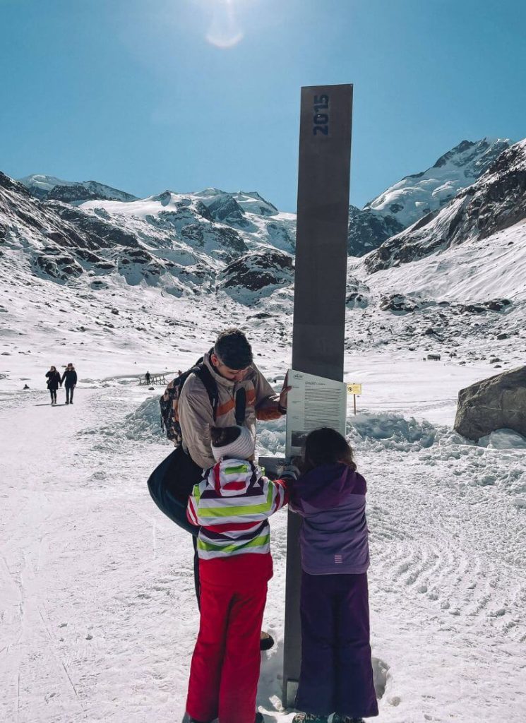 sentiero tematico per bambini ghiacciaio morteratsch